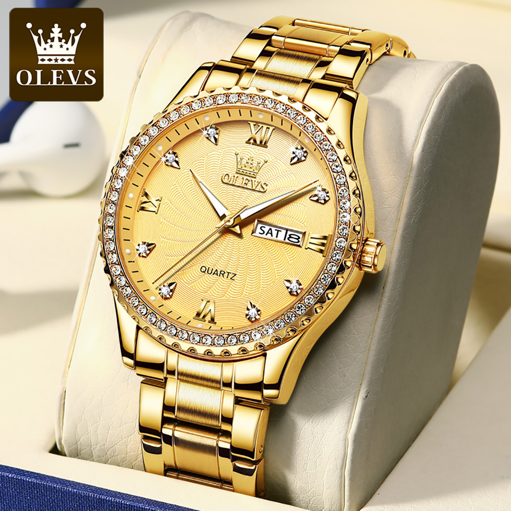 Luxury Watch Investment - OLEVS 5565 Роскошные кварцевые часы для