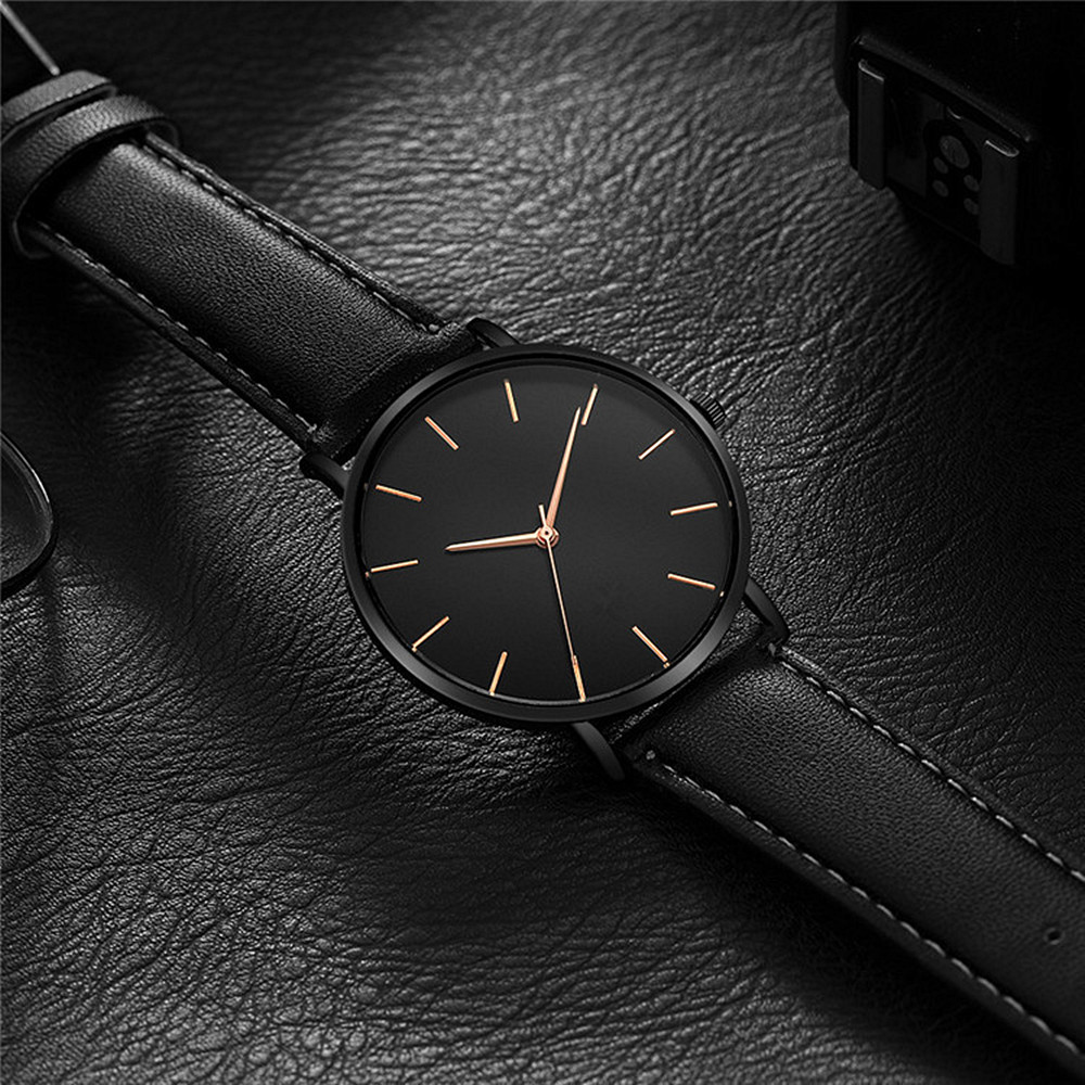 Luxury Watch Magazine - Простой стиль, аналоговые кварцевые мужские часы,