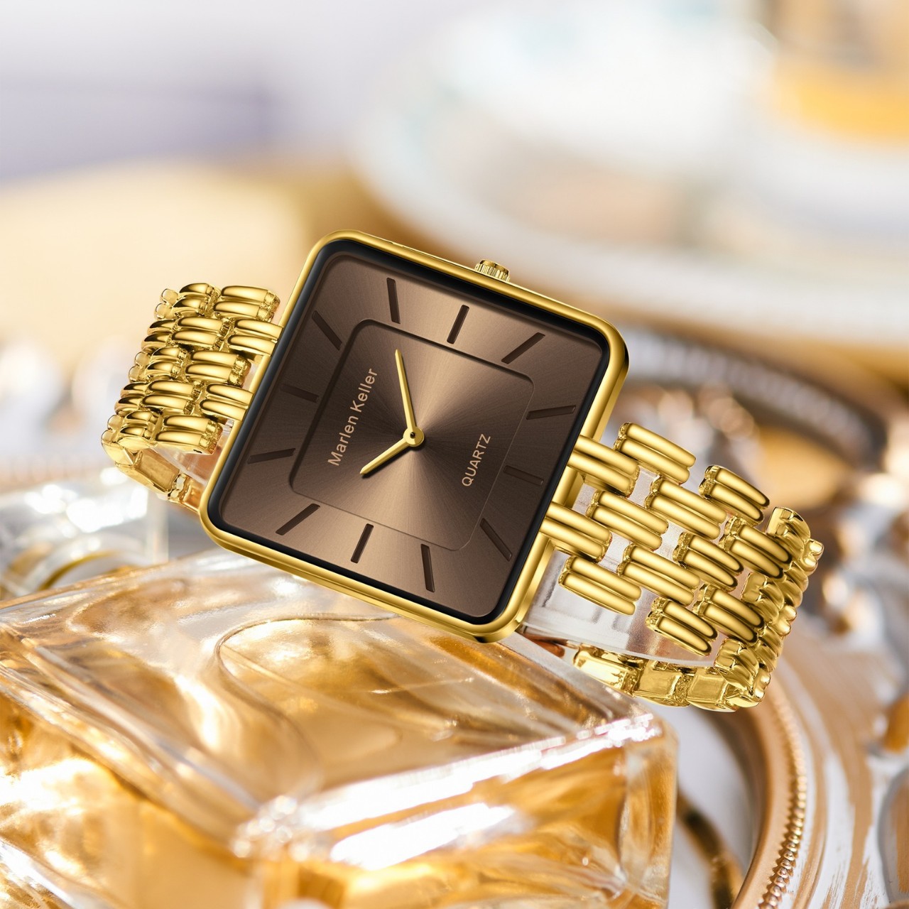 Квадратные золотые женские час – обзор и цена Luxury Watch Top 10