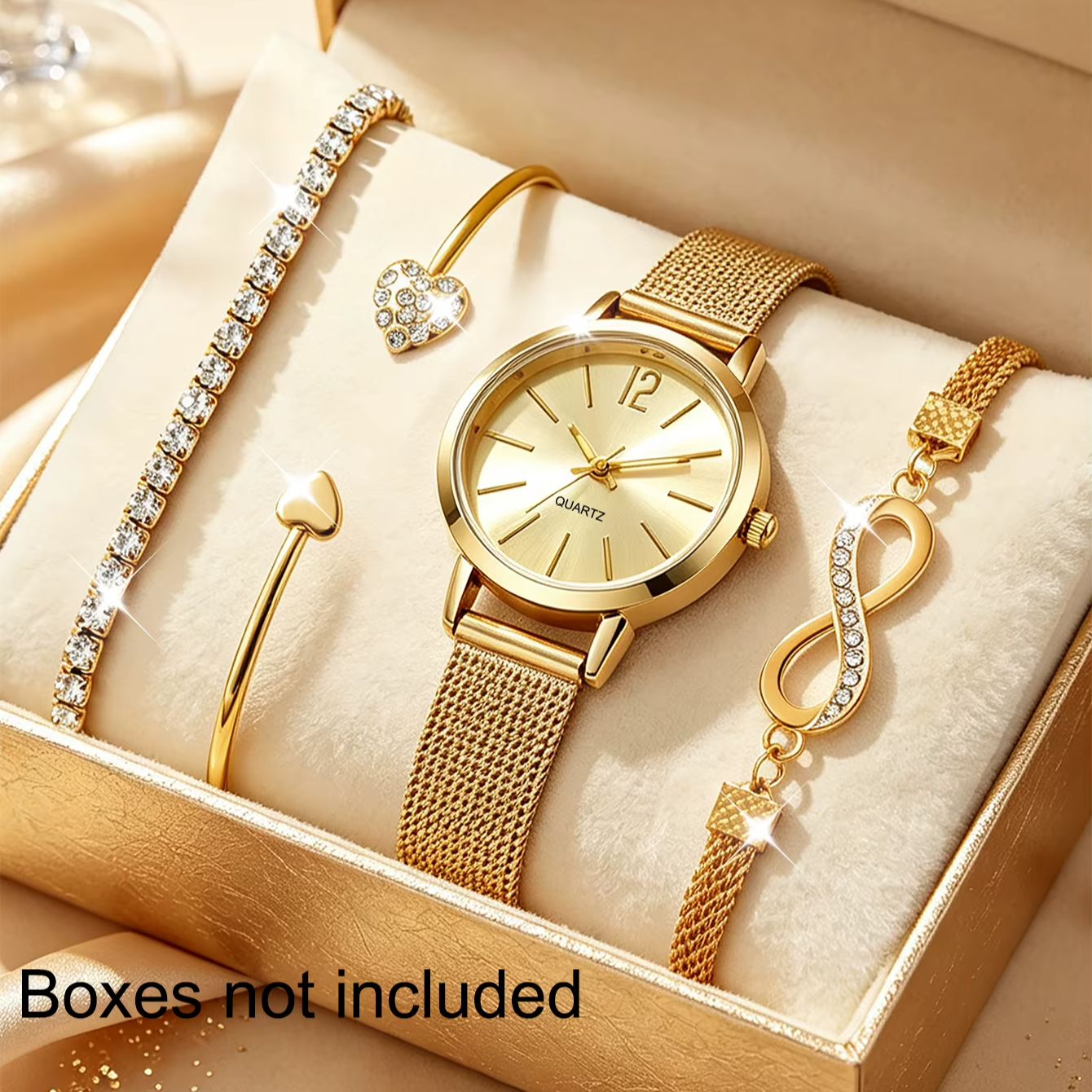 Комплект из 4 предметов: женск – обзор и цена Luxury Watch Gift For Her