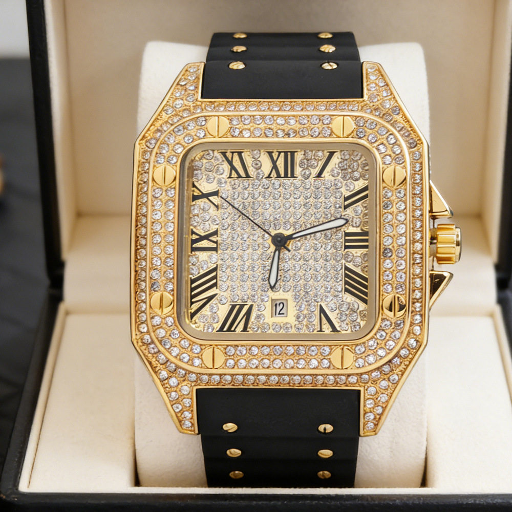 Модные мужские кварцевые часы  – обзор и цена Luxury Watch Iceberg