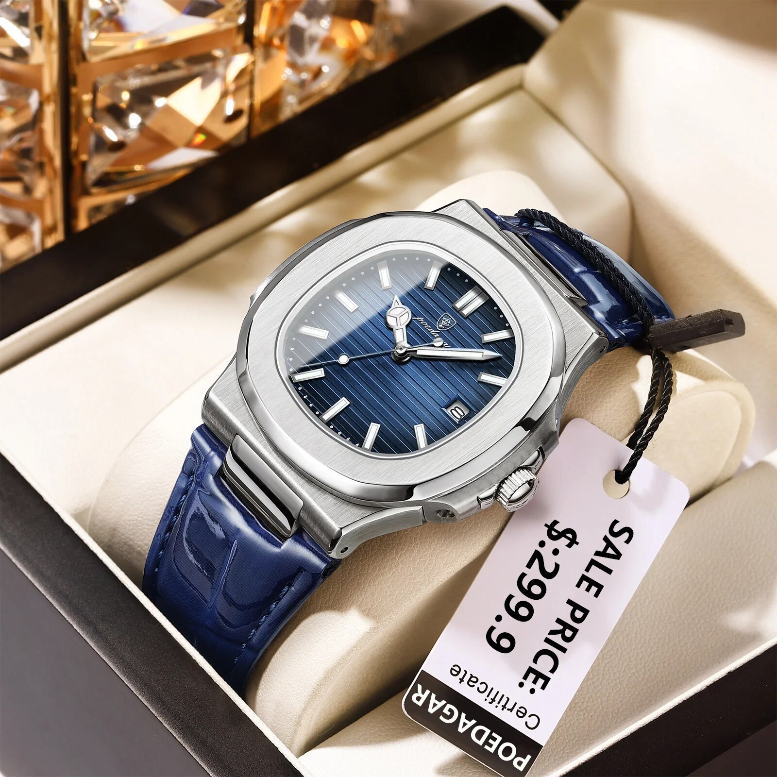 POEDAGAR Топ Роскошные Квадрат – обзор и цена Luxury Watch Top 10