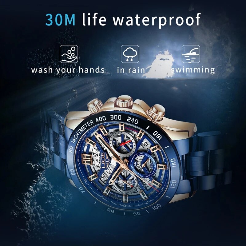 Часы наручные LIGE Мужские ква – обзор и цена Luxury Watch Magazine