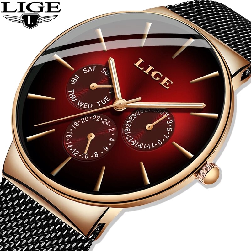 Новые модные мужские часы LIGE – обзор и цена Luxury Watch Top 10