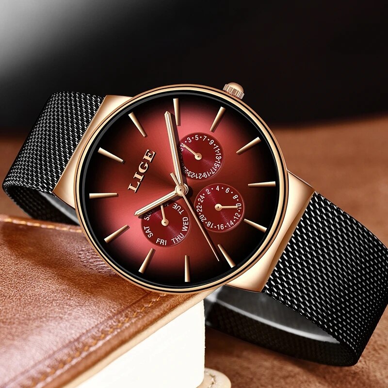 Новые модные мужские часы LIGE – обзор и цена Luxury Watch Top 10